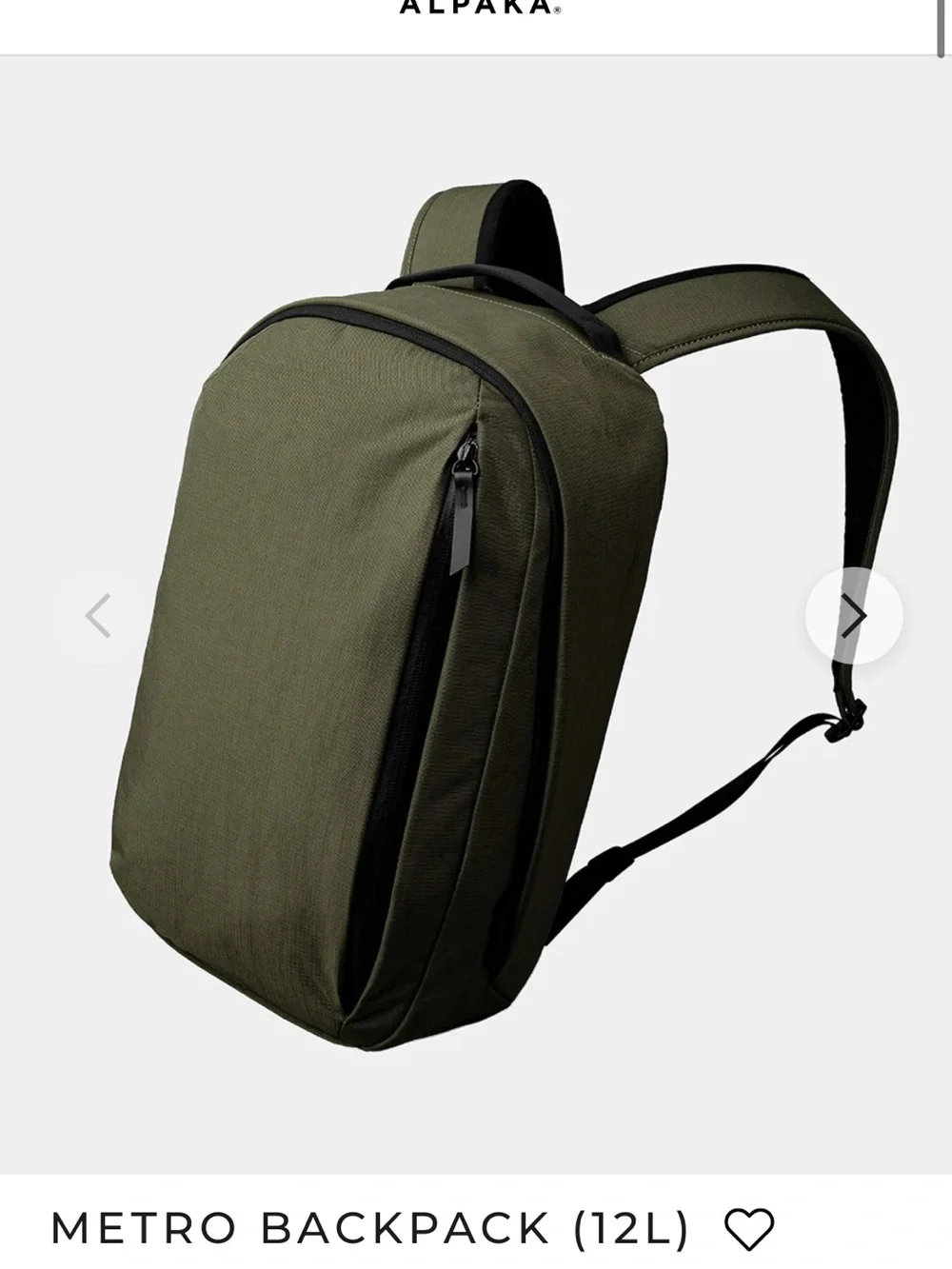 Alpaka Metro Backpack 12L